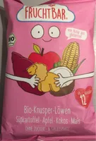 Bio-Knusper-Löwen Süßkartoffel · Apfel · Kokos · Mais
