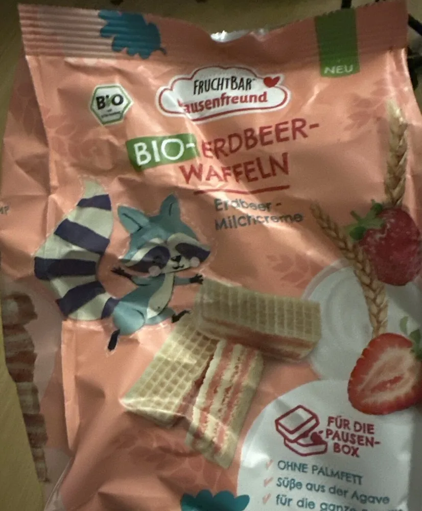 Erdbeer-Waffeln