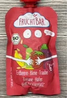 Erdbeere Birne Traube Banane Hafer
