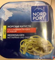 МОРСКАЯ КАПУСТА СО СЛАДКИМ ПЕРЦЕМ И ЛУКОМ
