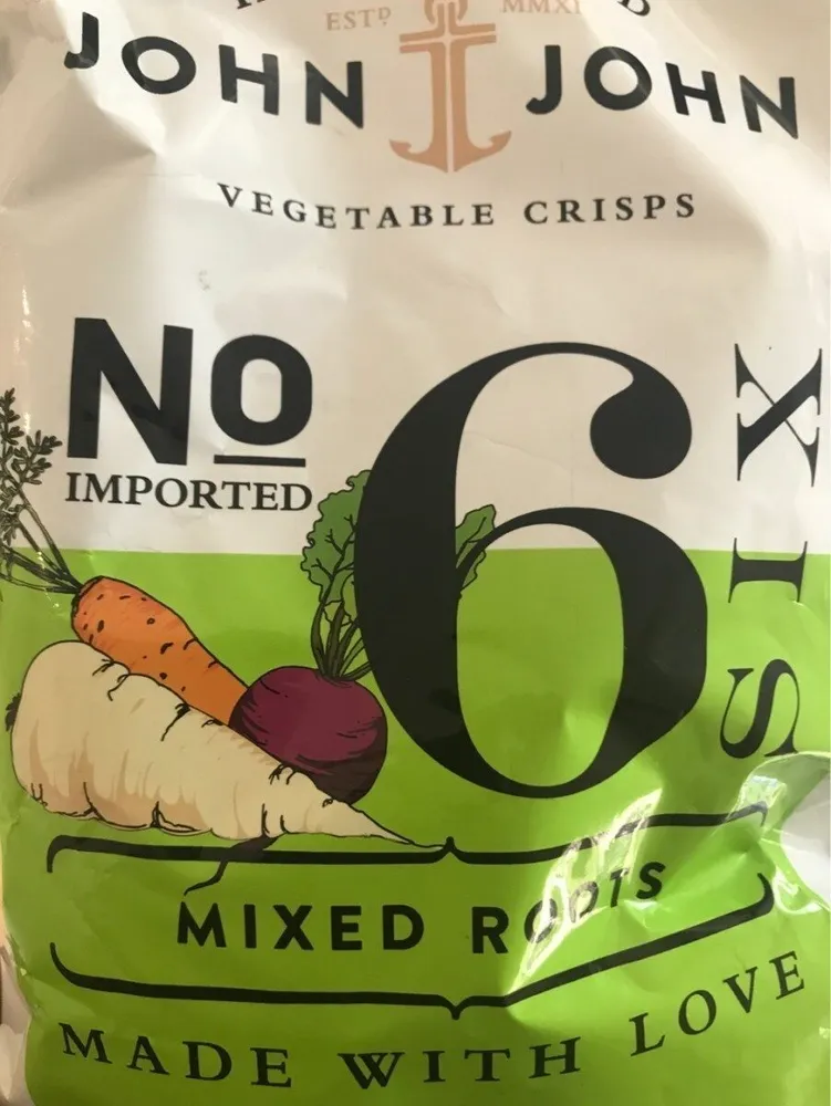 Potato Crisps, Mixed Roots