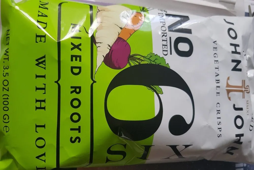 Vegetable crisps