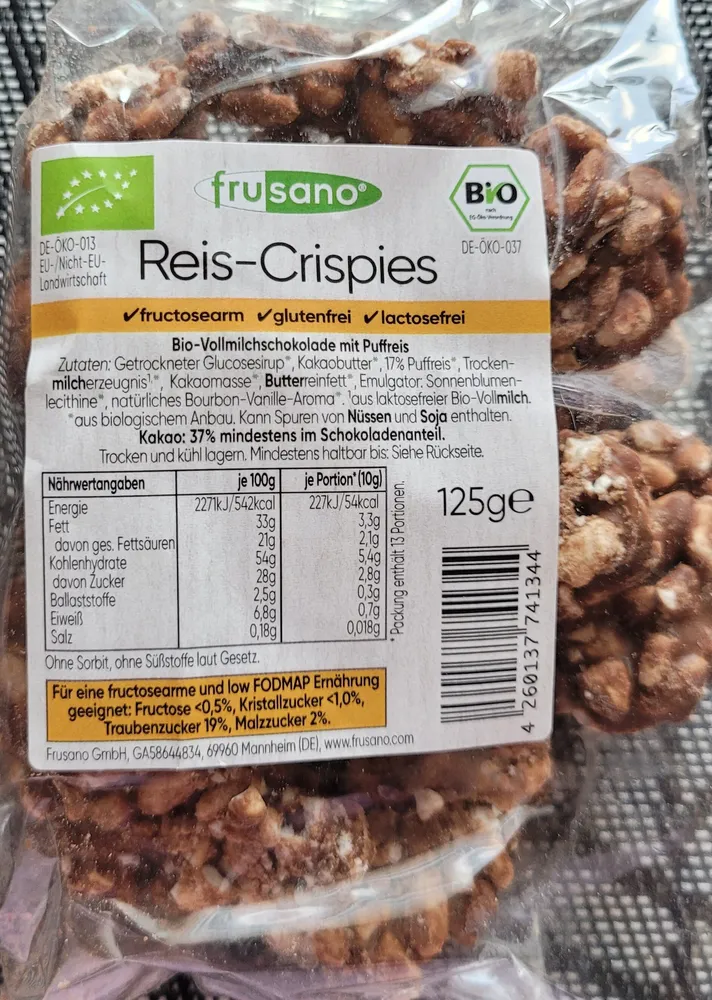 Bio Reis Cripies Frusano