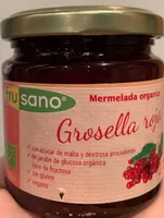 Mermelada orgánica de grosella roja
