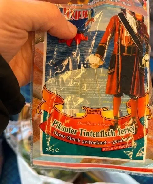 Tintenfisch Jerky