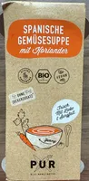 Spanische Gemüsesuppe mit Koriander