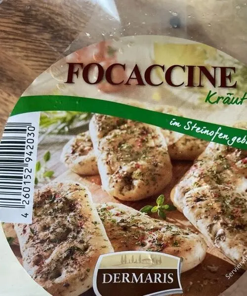 Foccacine Kräuter