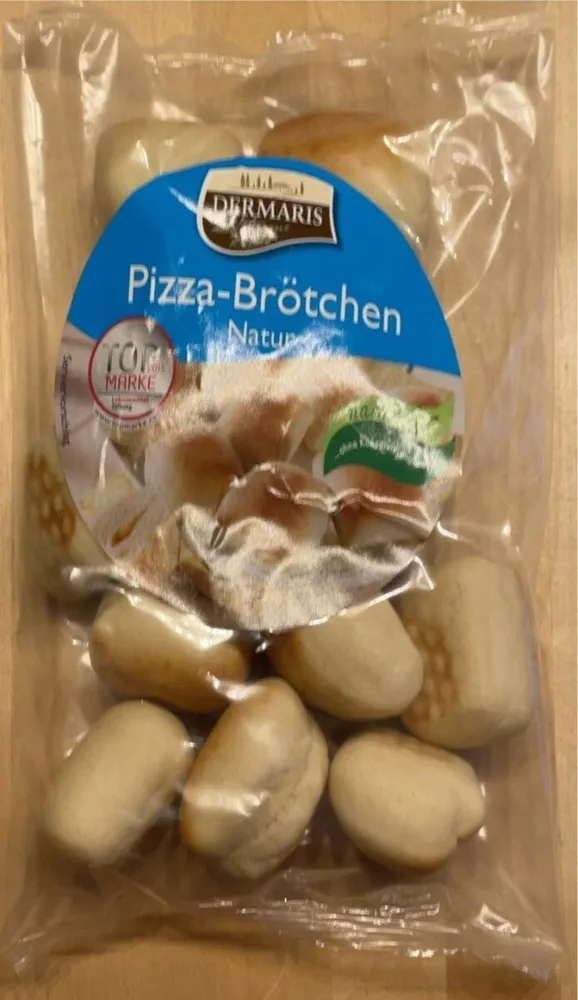 Pizza-Brötchen Natur