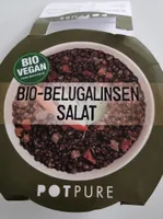 Bio-Belugalinsen Salat