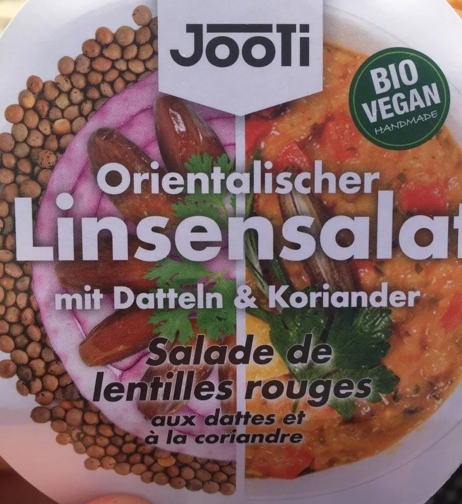 Salade de lentilles rouges