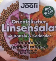 Salade de lentilles rouges
