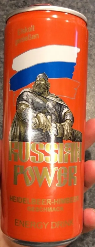 Energy Drink Heidelbeer-Himbeer Geschmack