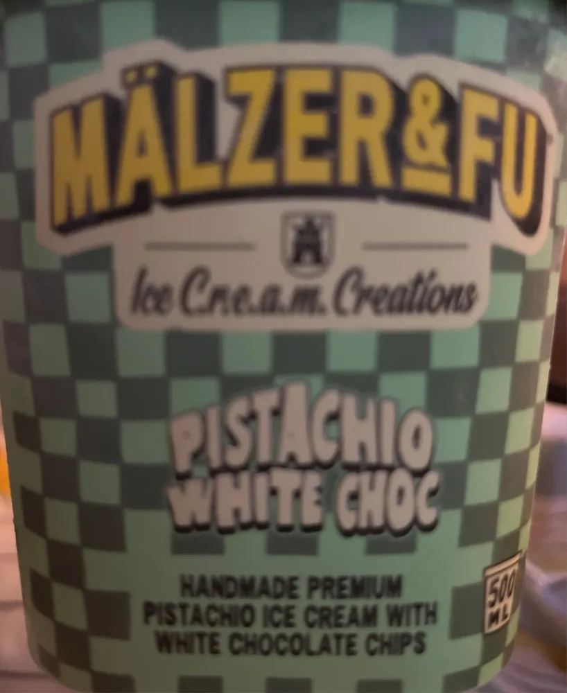Pistachio White Choc