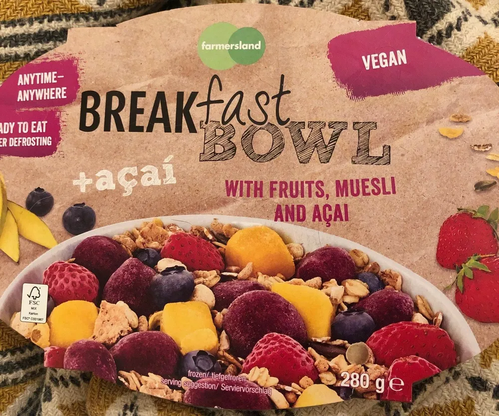 Breakfast bowl + açai