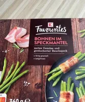 Bohnen im Speckmantel