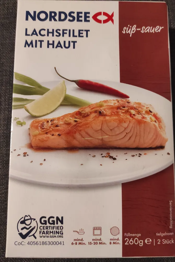 Lachsfilet Mit Haut Süß Sauer