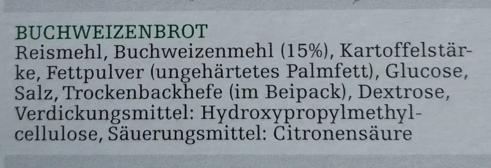 Buchweizenbrot