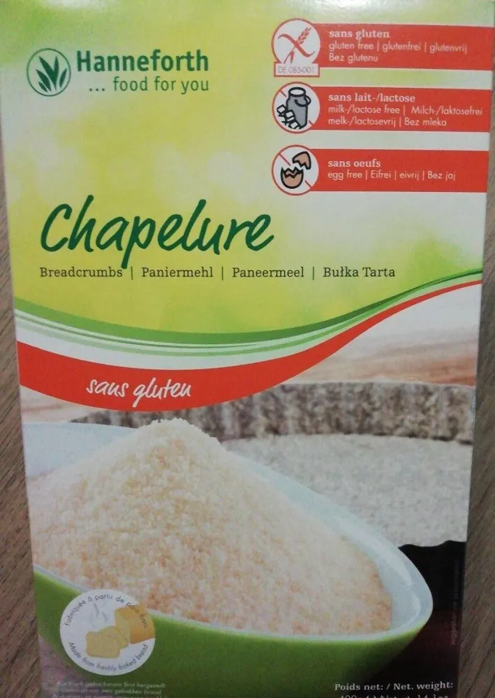 Chapelure Sans Gluten Hanneforth 400G