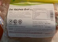 Das reisfreie Brot