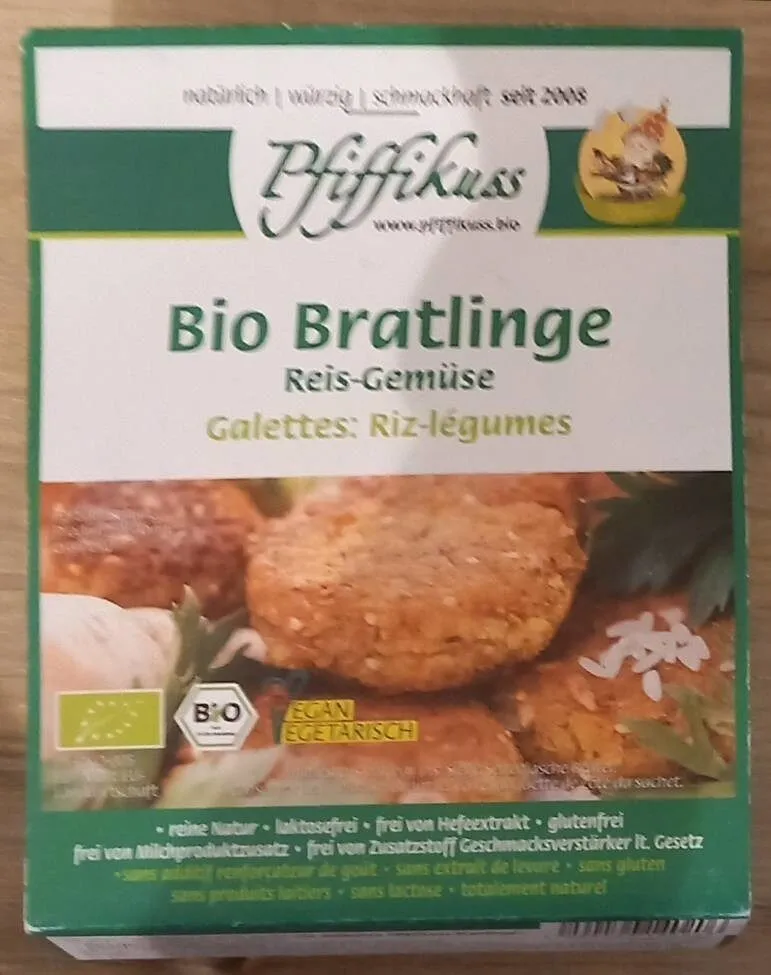 Bratling Reis-Gemüse
