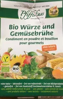 Condiment en poudre et bouillon gourmet bio