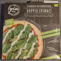 Gianninis Bio Dinkelpizza Doppio Spinaci