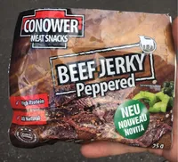 Conower Beef Jerky Peppered 25G