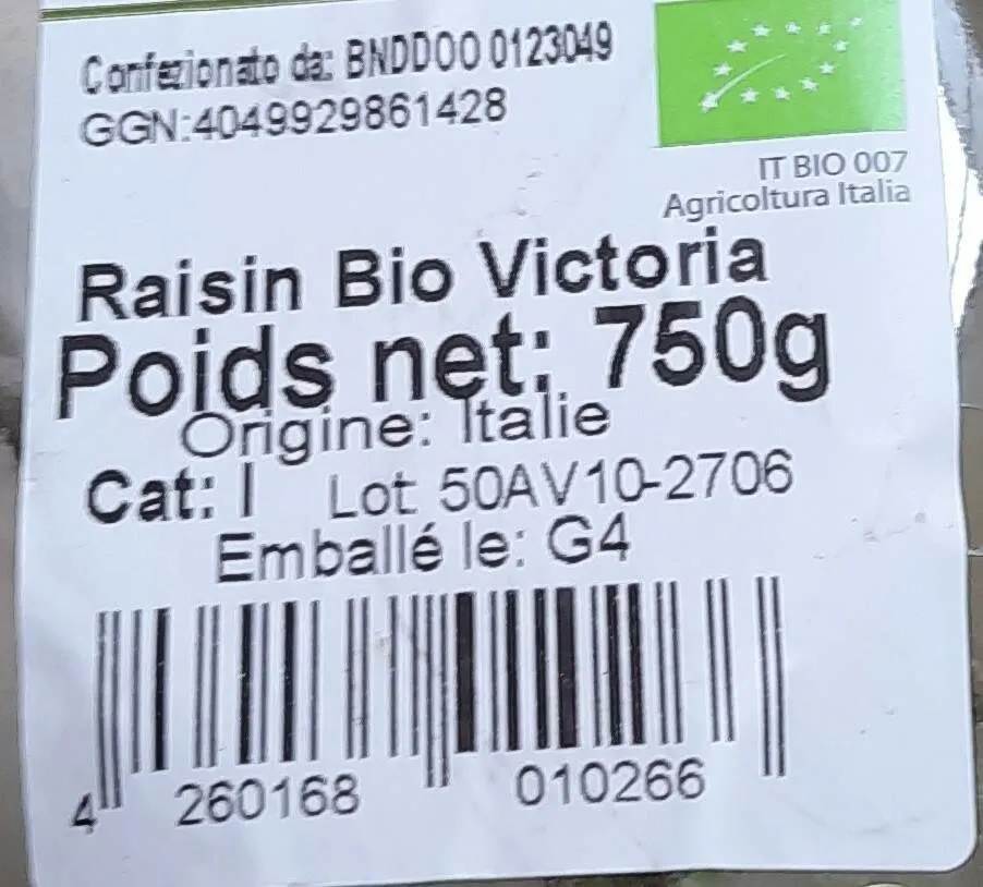 Raisin bio