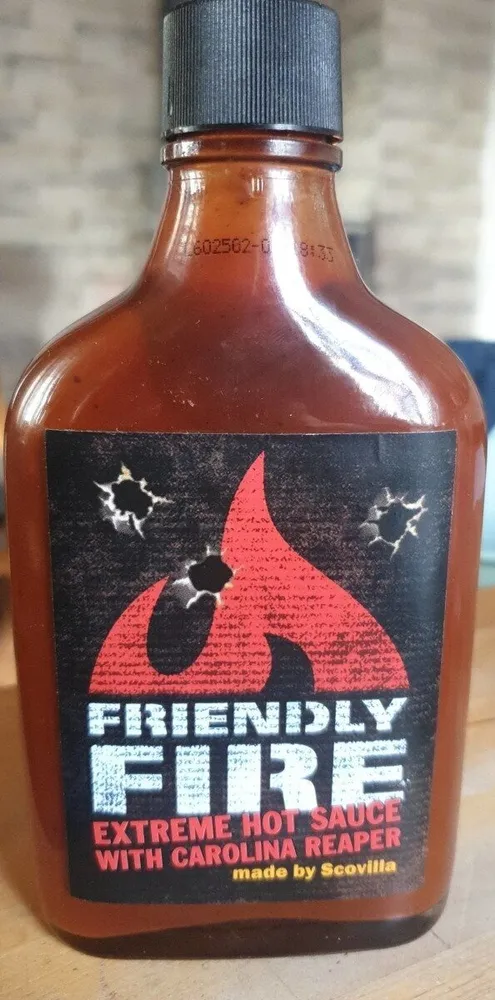 Friendly Fire Extreme Hot Sauce with Carolina Reaper