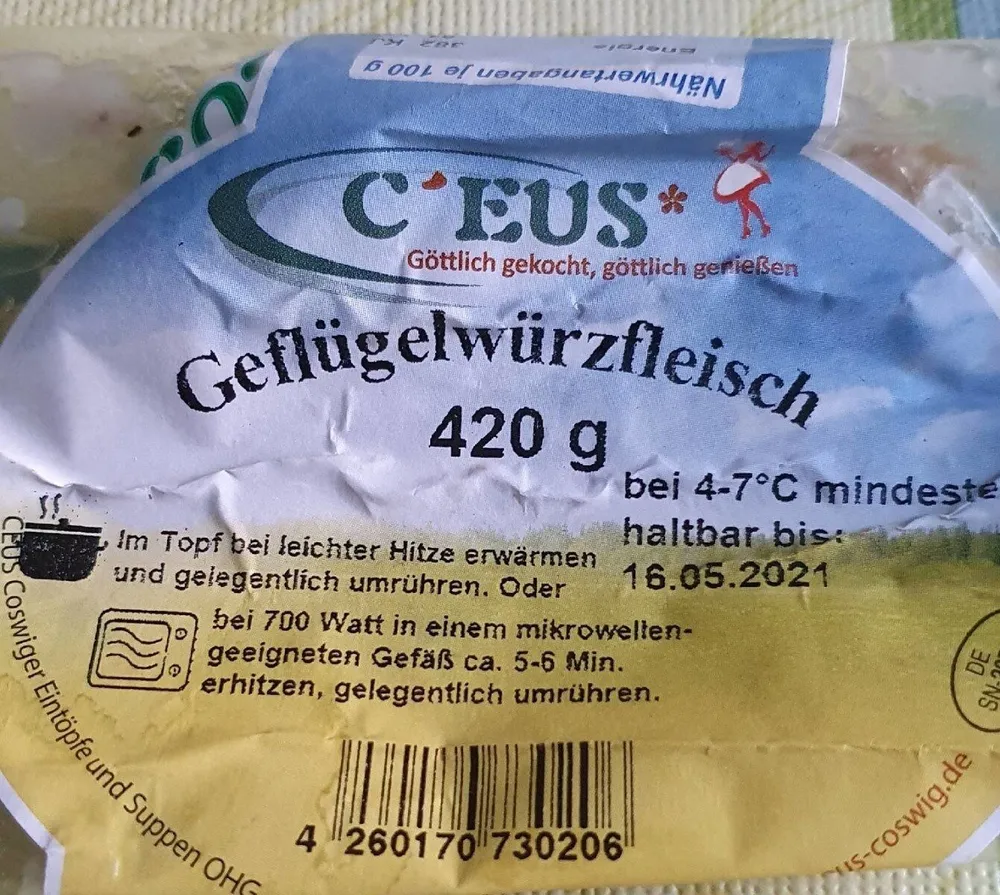 Geflügelwürzfleisch