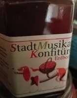Stadt Musikanten Konfitüre Erdbeere