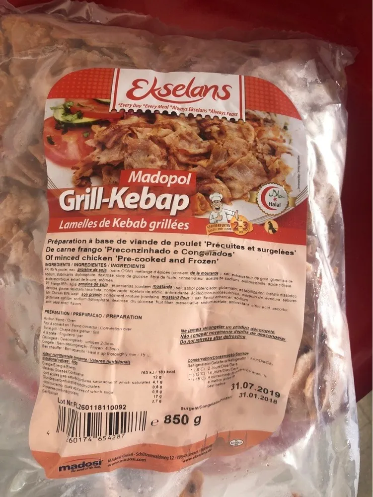 grill-kebap lamellee de Kebab grillees
