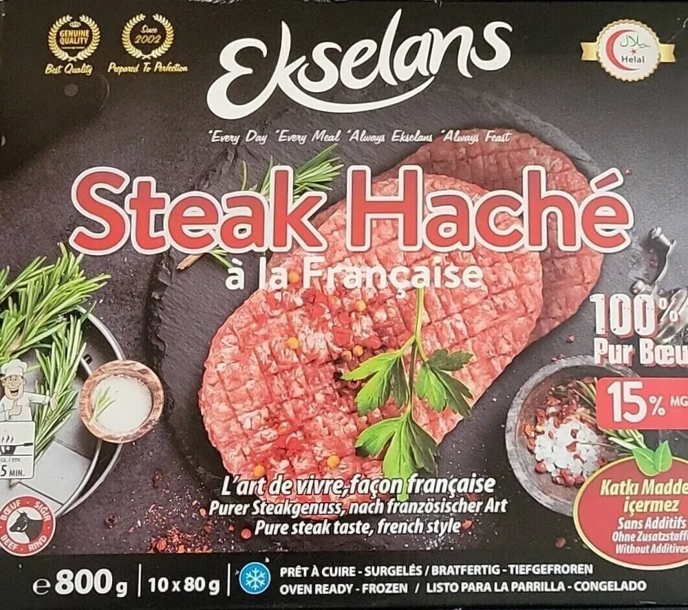 Steack haché à la francaise