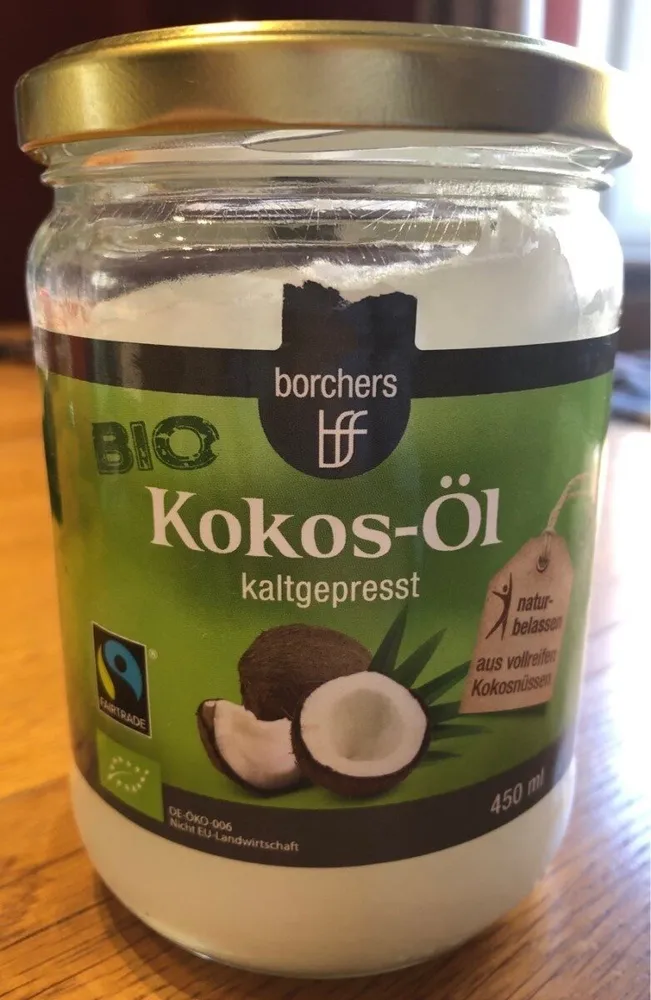Kokos-öl , Bio, Kaltgepresst