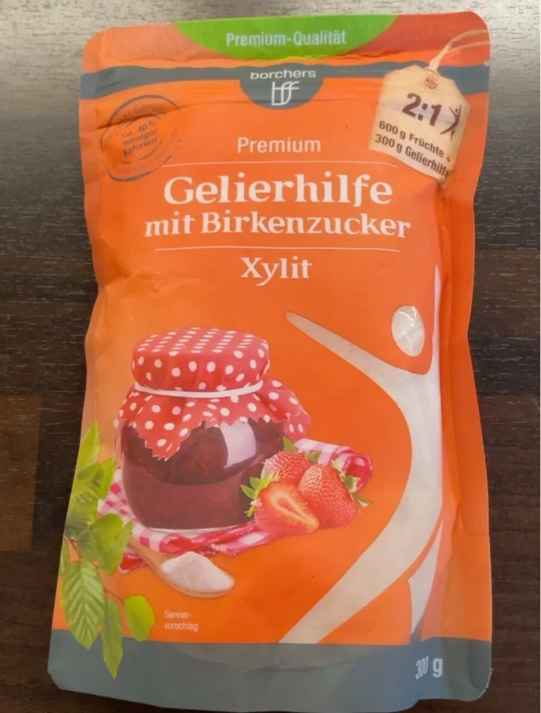 Gelierhilfe mit Birkenzucker