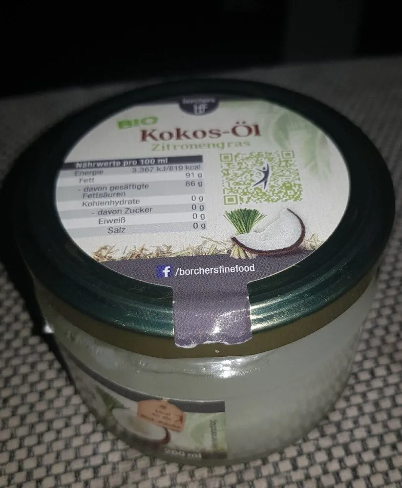 Kokos öl zitronengras