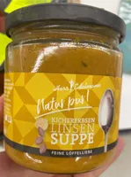 Soupe de pois chiches et lentilles