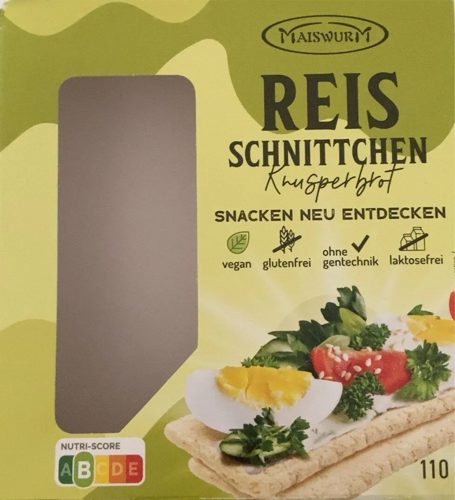 Reisschnittchen Knusperbrot