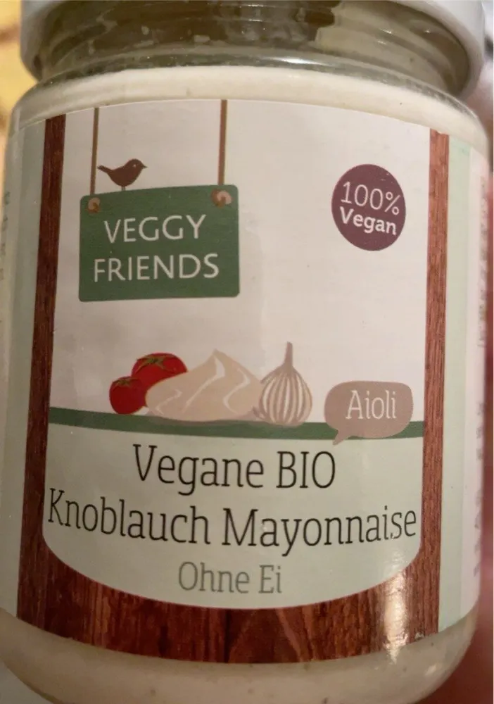 Vegane knoblauch mayonnaise