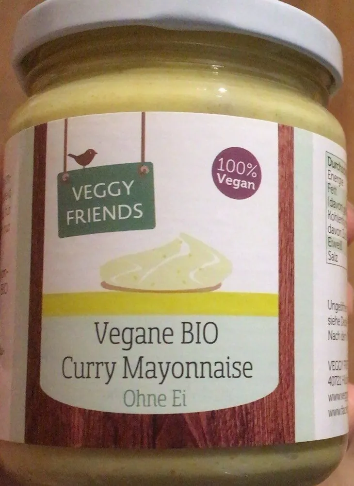 Vegane Bio curry Mayonnaise