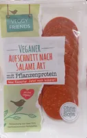 Veganer Aufschnitt nach Salami-Art