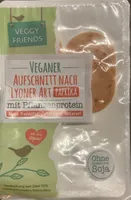 Veganer Aufschnitt nach Lyoner Art paprika