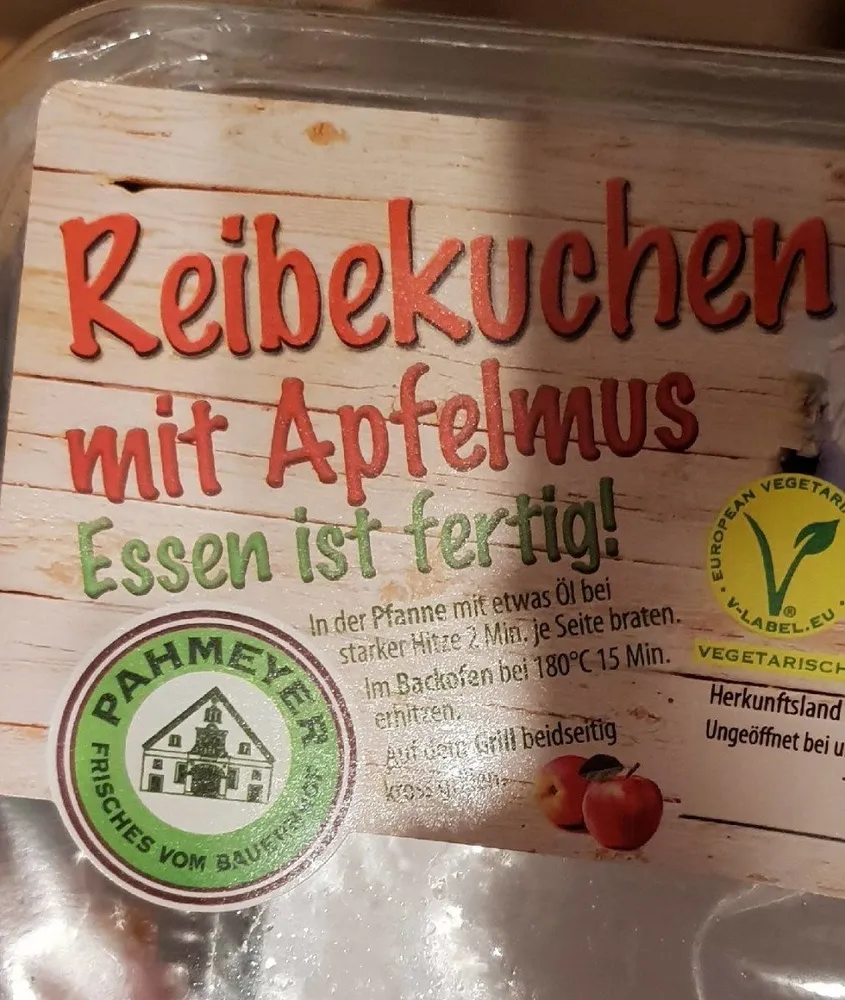 Reibekuchen mit Apfelmus