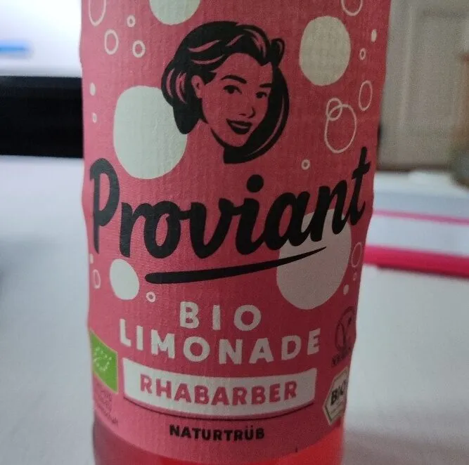 Bio Limonade Rhabarber