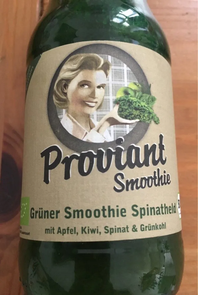 Grüner Smoothie Spinatehold