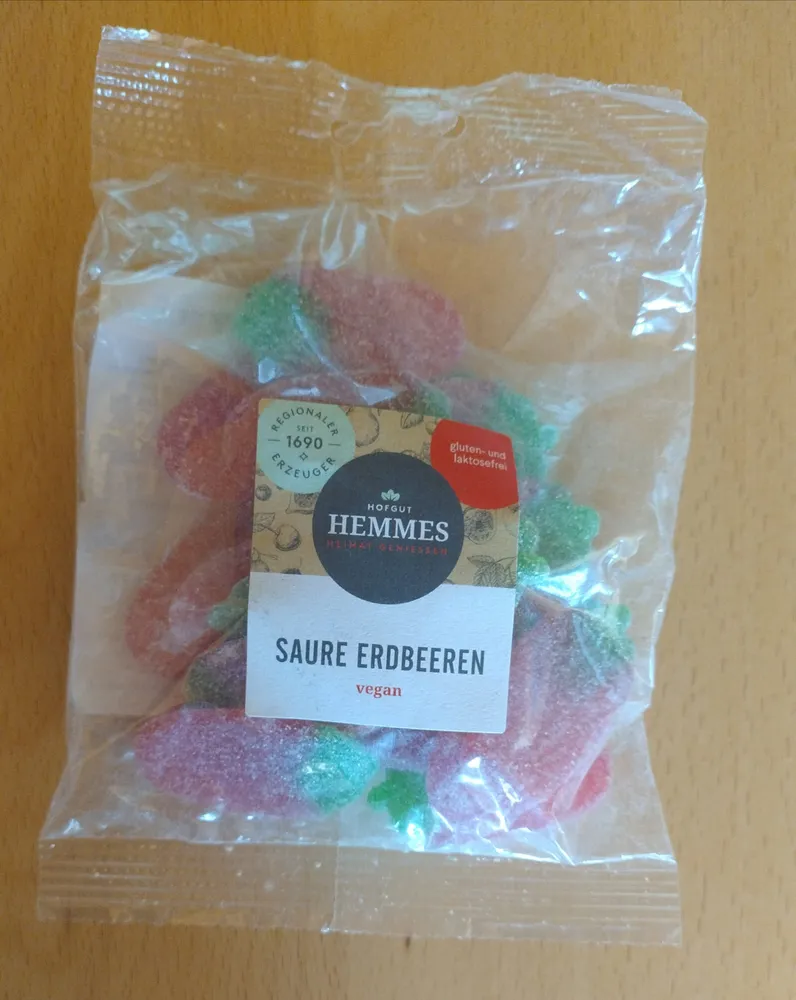 Saure Erdbeeren