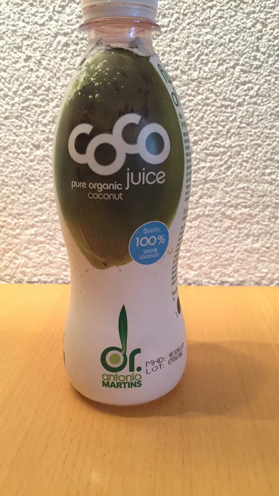 Eau De Coco Bio - 330 ML - Dr Antonio Martins