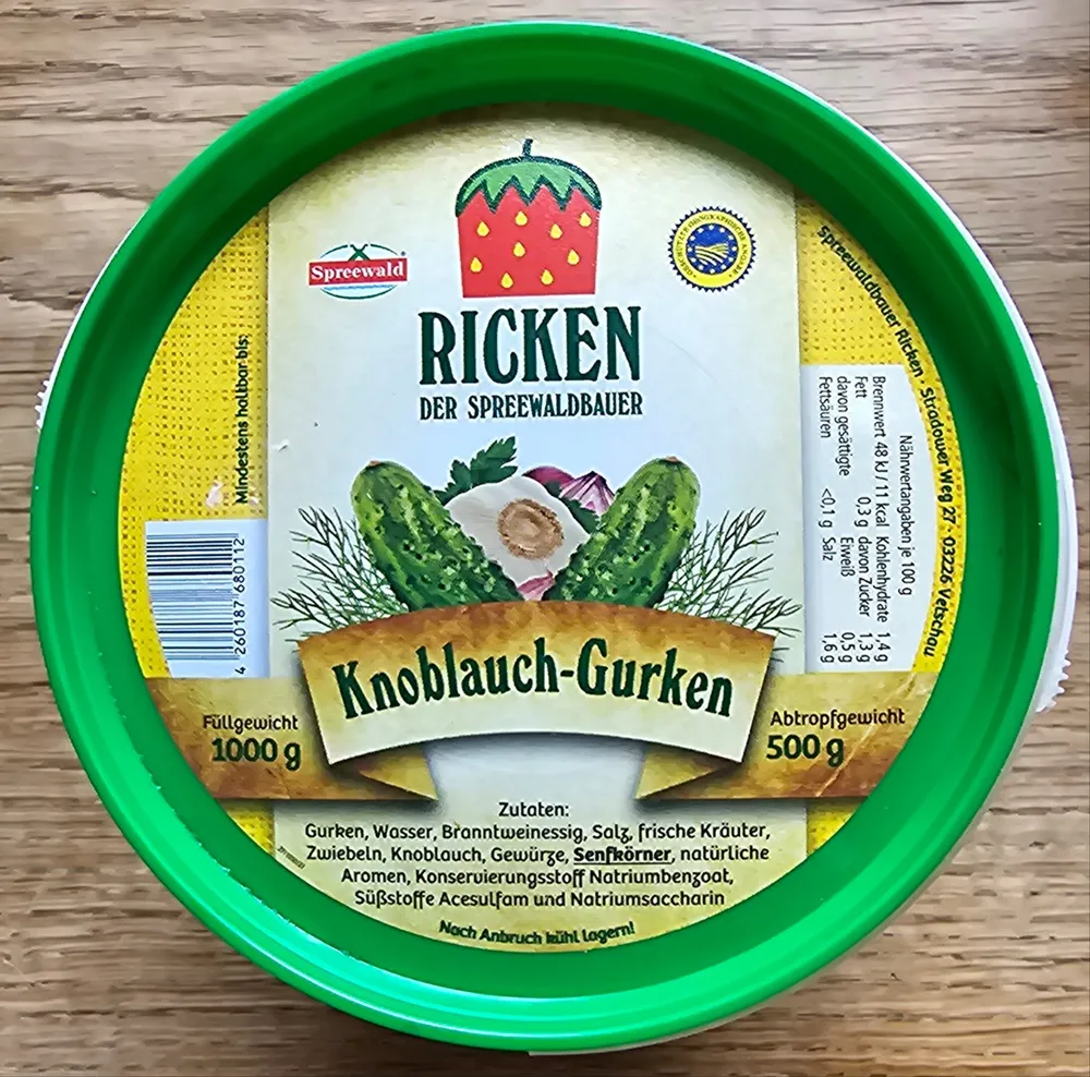 Knoblauch-Gurken