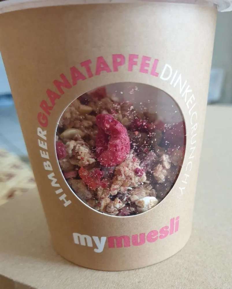 Himbeer Granatapfel Dinkel Crunchy Muesli