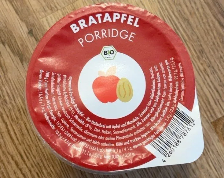 Porridge Bratapfel